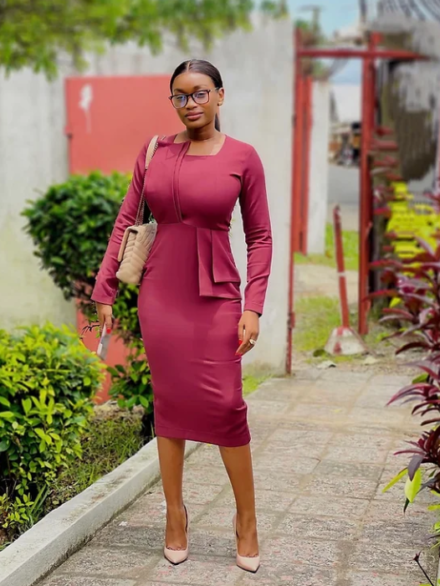 The Bedee Dress (Burnt Burgundy)